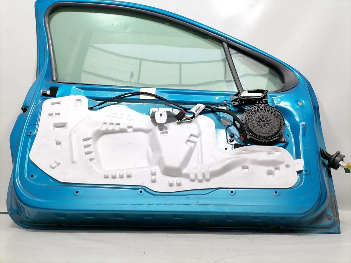 Peugeot 207 original T&uuml;r vorn links KMU Blaumetallic 3-T&uuml;rer Bj.2008